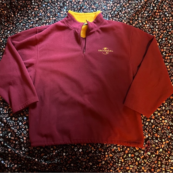 Y2K Universal Studios 1/4 Zip Fleece - Picture 1 of 4